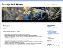 Tablet Screenshot of fundacjabadzaktywny.org